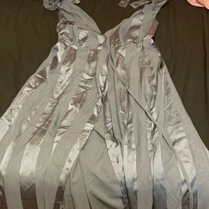 Dark slate dress junior duster